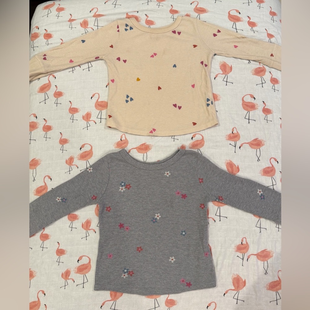 Long Sleeve Patterned Tops🤍🩶